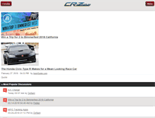 Tablet Screenshot of crzforum.com